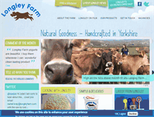 Tablet Screenshot of longleyfarm.com